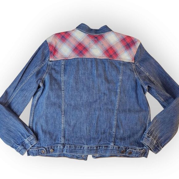 Gap Pendleton Denim Plaid Jean Jacket XLarge - Picture 11 of 13
